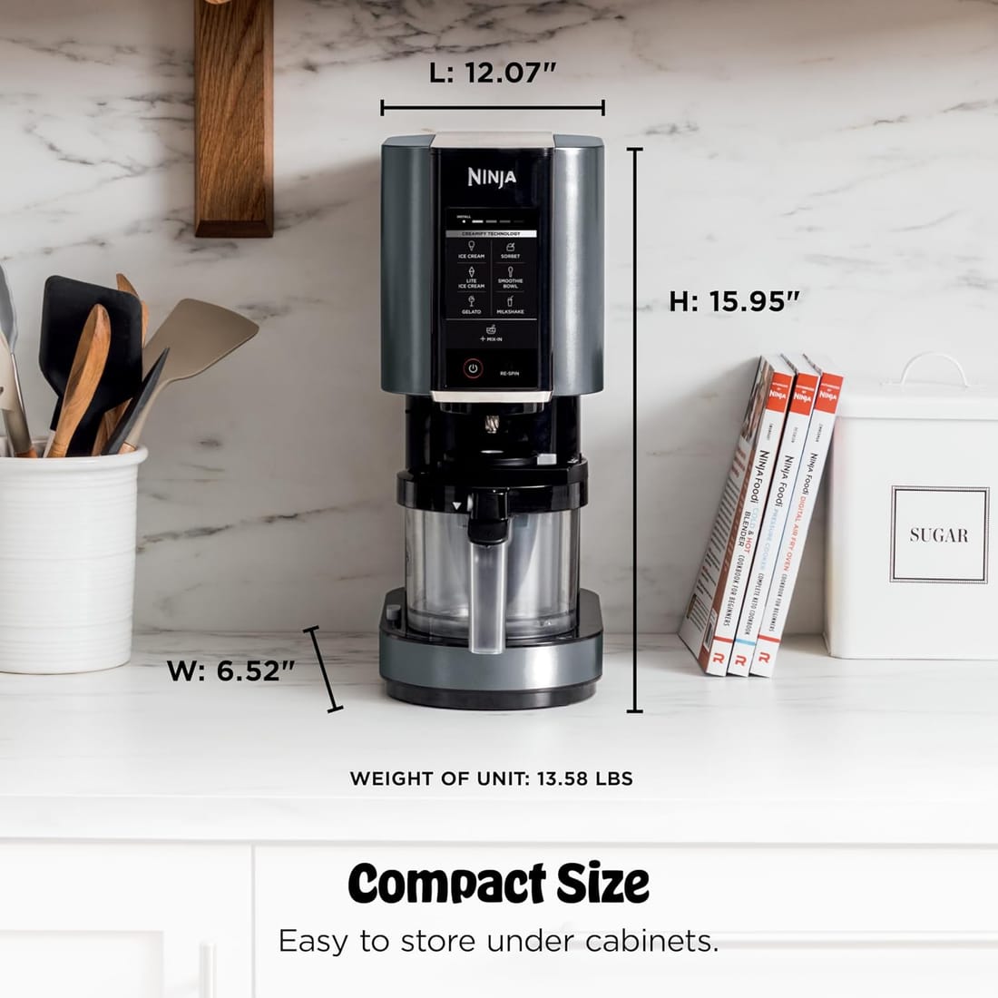 7-in-1 Frozen Dessert Maker — Ice Cream, Gelato & Sorbet in use